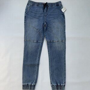 Guess Men’s Jogger Blue Pants Regular Fit Stretch Comfort Size M